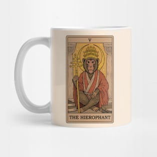 The Hierophant - Monkeys Tarot Mug